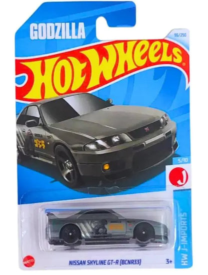 Hot Wheels Nissan Skyline GT-R (BNCR33) Gray HW J-Imports 5/10