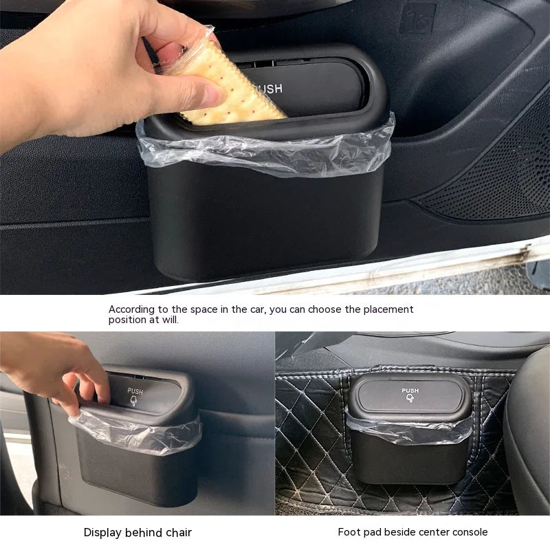 Portable Car Trash Can bin with cover