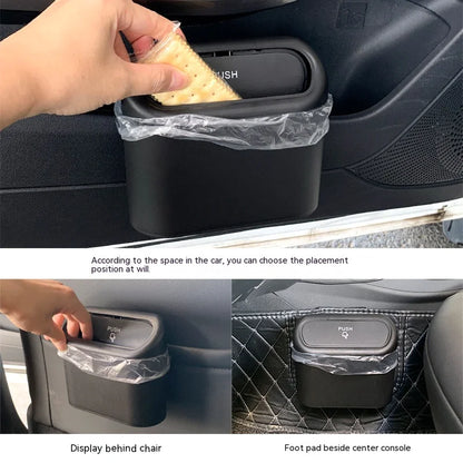 Portable Car Trash Can bin with cover