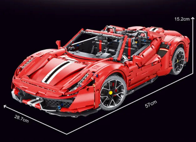 Sports Car Building Bricks Toy set