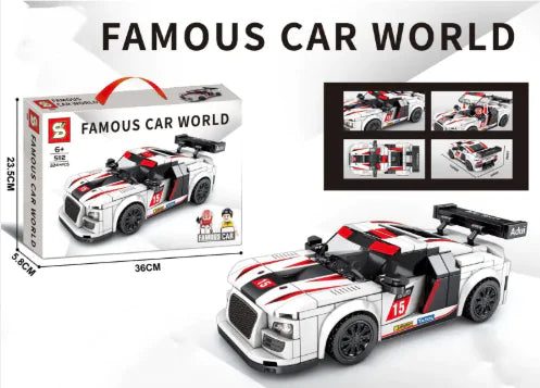 Sports Car Bricks Set