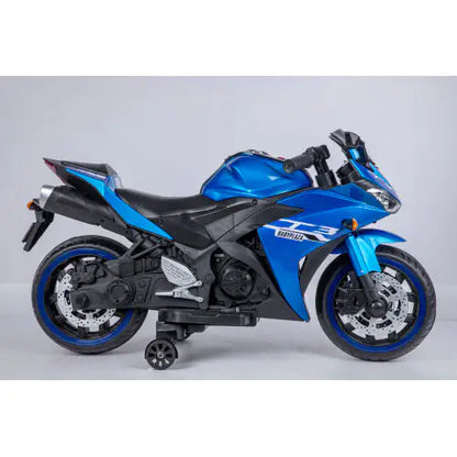Kid Children ride on Motorcycle 12V with Training Wheels / manual throttle / Lighting wheels