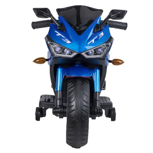 Kid Children ride on Motorcycle 12V with Training Wheels / manual throttle / Lighting wheels