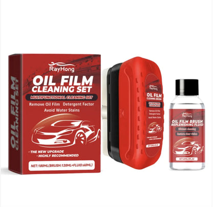 Car Windshield Cleaner Set Oil Decontamination