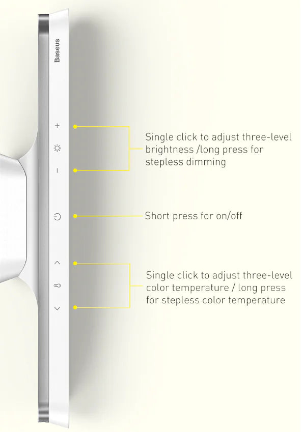 Dimming LED Desk Lamp 310×70×50mm USB